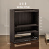 HOMCOM Four-Tier Desktop Organiser - Dark Brown