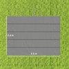 Outsunny Retractable Pergola Cover, 3.5 x 2.6 m Replacement Canopy Fabric for 4 x 3 m Frame, Roof Top Only, Light Grey