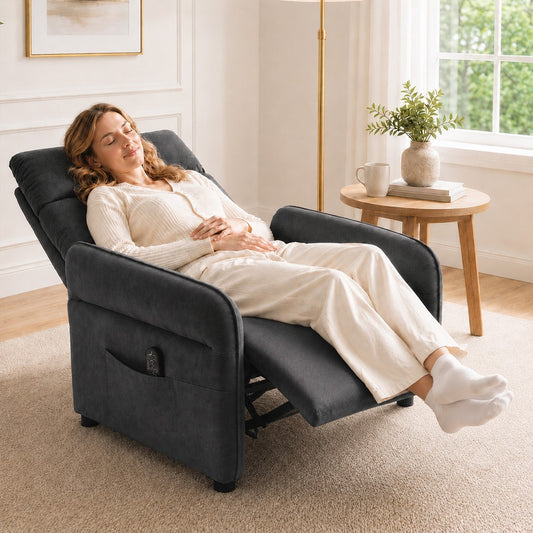HOMCOM Recliner Armchair in Dark Grey