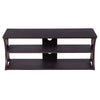 Media Console Table with Open Storage Shelves for Living Room Bedroom
