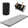 Waterproof Roll up Lightweight Memory Foam Camping Mattress with Carrying Bag-Grey