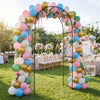 Metal Garden Arbor 103 x 49.5 x 223 CM Heavy-Duty Archway Decoration