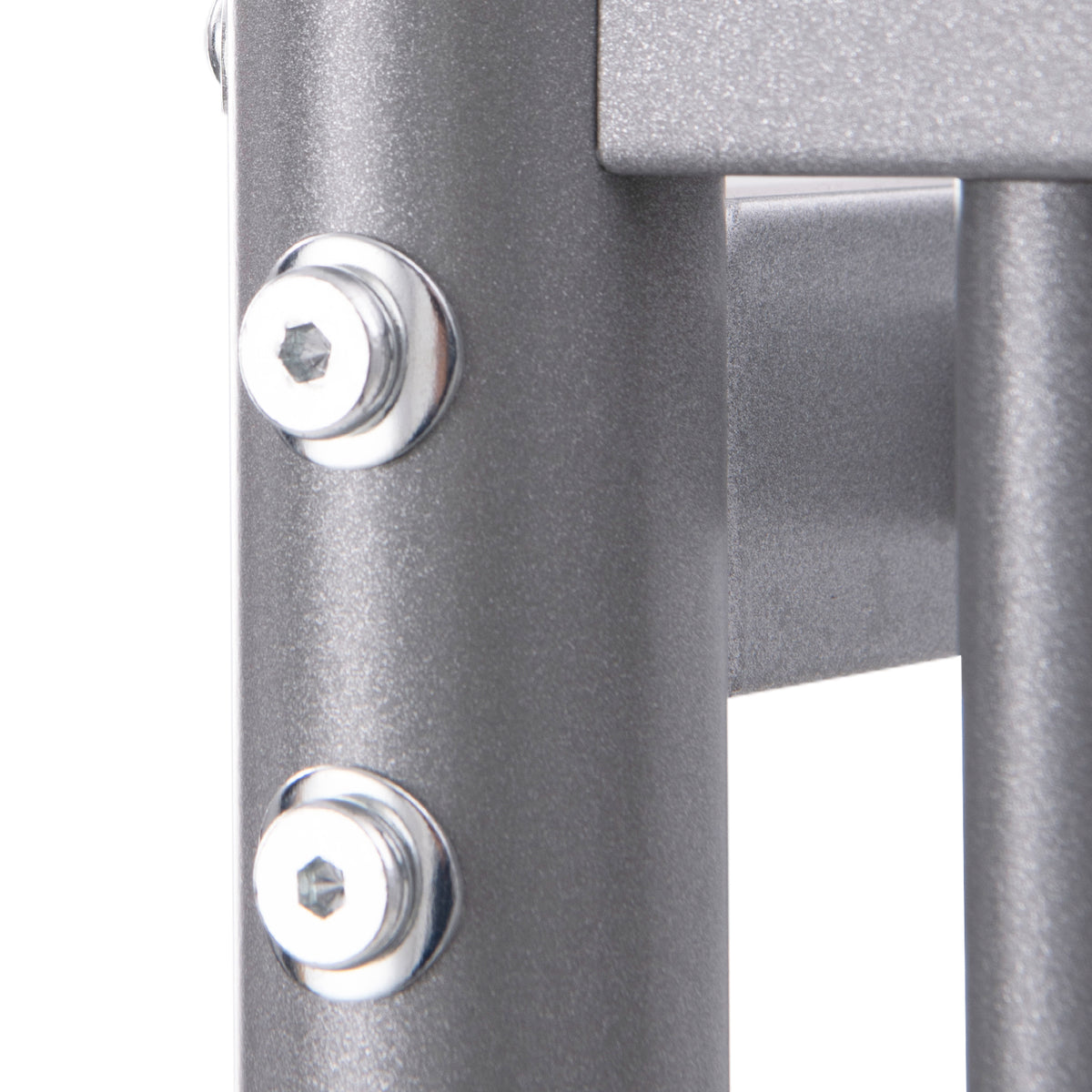 Metal Space-saving Loft Bed Frame with Full-length Safety Guardrail-Silver
