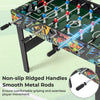 Mini Foosball Table 2-in-1 Game Table with Detachable Legs for Tabletop-Black