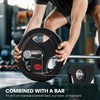 SPORTNOW Olympic Weight Plates, 2