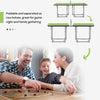 HOMCOM 6ft Table Tennis Table, Ping Pong Table with Net, Foldable and Portable Ping Pong Set for Indoor Outdoor Use, Easy Assemble, Midsize, Green