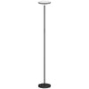 HOMCOM RGB Uplighter Floor Lamp, Tall Dimmable Standing Lamp with Remote & Touch Control, 350Â° Rotatable Head for Living Room Bedroom, 2700K-6000K Colour Temperatures, Black