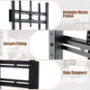 Mobile TV Stand Rolling TV Cart with Camera Shelf and AV Shelves