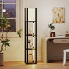 Modern Floor Lamp with 3 LED Strips and Lampshade for Living Room Bedroom