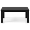 Modern Rectangular Kitchen Table for Breakfast Nook, Kitchen-Black