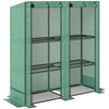 Outsunny Three-Tier Mini Greenhouse - Green