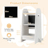 Multi-purpose Kids Kitchen Tower Children Standing Tower-White