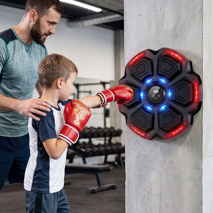 Music Boxing Machine with Gloves and Bluetooth Rhythm10 Speeds for Home