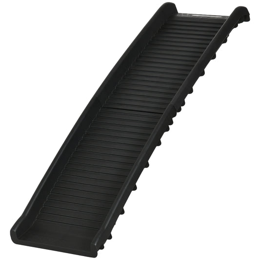 PawHut Foldable Pet Ramp Dog Car Ramp for SUVs, Cars - Black