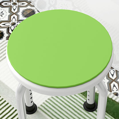 HOMCOM 360√Ç¬∞ Swivel Shower Chair, Height Adjustable Aluminium Shower Stool with Non-Slip Feet for Disabled, Elderly, Green
