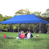 6 x 3m Pop Up Gazebo with 3 Height Positions and Wheeled Storage Bag-Blue