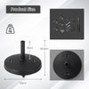 23kg Outdoor Umbrella Base with Wheels and Handles