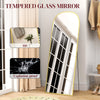 HOMCOM 165cm Aluminium Frame Standing Mirror - Gold