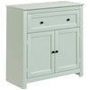 HOMCOM Sideboard Storage Cabinet, Modern Kitchen Cupboard with Adjustable Shelf, Drawer and Double Doors, Green