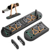 SPORTNOW Foldable Push Push Up Board with Non-Slip Pads, for Chest, Arms, Shoulders, Black