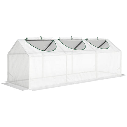 Outsunny Mini Greenhouse in White