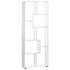 HOMCOM 8-Cube Bookcase, Tall Display Shelf, Standing Storage Rack for Study Room, Living Room, 70 x 24 x 178cm, White