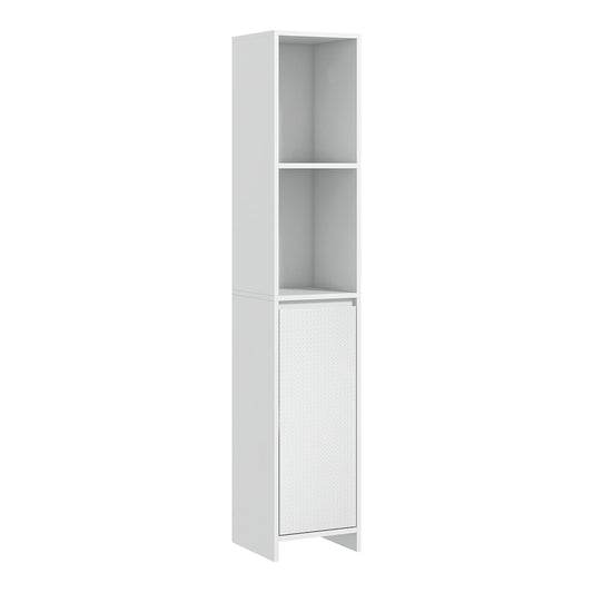 HOMCOM Narrow Bathroom Cabinet in White