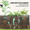 Outsunny Raised Beds for Garden, Galvanised Steel Outdoor Planters with Multi-reinforced Rods, 180 x 90 x 59 cm, Black