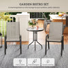 Outsunny Three-Piece Outdoor Garden Set - Light Grey