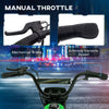 HOMCOM 24V Electric Motorbike with Twist Grip Throttle, Music, Horn, 12