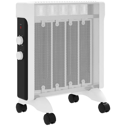 HOMCOM 2kW Electric Heater in White