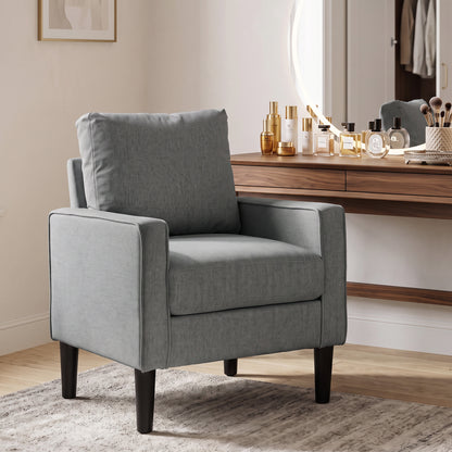 HOMCOM Accent Chair in Dark Grey