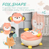 ZONEKIZ Baby Potty Training Toilet with Splash Guard, Anti-Tip Feet, Side Handles, Easy to Clean