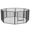 PawHut 60cm 8 Panels Heavy Duty Dog Pen, Pet Playpen for Indoors, Outdoors, Small Dogs