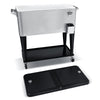 76L Bar Party Drink Ice Bucket Trolley Car Cooler for Outdoor Patio Pool