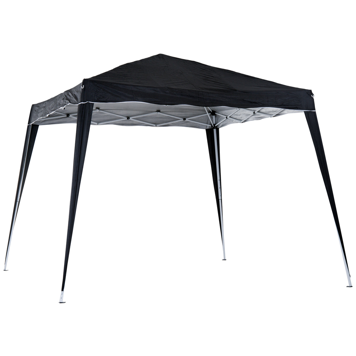 Outsunny Base/ Top Pop Up Gazebo with Carry Bag in Black