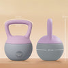 SPORTNOW 10KG Soft Kettlebell, Kettlebell with Non-Slip Handle for Home Gym, Weight Lifting, Strength Training, Purple/Grey