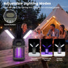 Outdoor Bug Zapper with Foldable Lantern USB-C Rechargeable for Camping