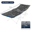 Outdoor Camping Cot Pads Crystal Velvet Sleeping Pads Mattress-Dark Grey