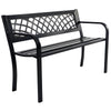 Metal Frame Outdoor Bench with 280 KG Load Capacity