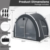 Outdoor Bike Cover Bicycle Tent with Water-proof Silver-coated Fabric