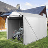 Outdoor Storage Shed Portable Garage Shelter for Bikes-Silver