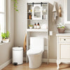 Over the Toilet Storage Cabinet with Toilet Paper Holder-White