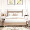 HOMCOM 2pcs Bedside Tables with Drawer, French Style Bedside Cabinets with Open Shelf for Bedroom, Living Room, White