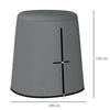 Outsunny 196 x 230 cm Hanging Egg Chair Protective Cover - Grey