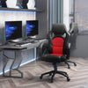 Vinsetto Office Chair Faux Leather Swivel Computer Desk Chair for Home Office with Wheels Armrests Black