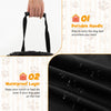 Fluffy Dog Mat Couch Cover Protector with Detachable Washable Cover and Anti-slip Bottom-Black-M