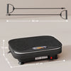 SPORTNOW Vibration Plate Exercise Machine with Cool Lights, 99 Speed Levels
