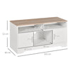 HOMCOM TV Stand Cabinet up to 50