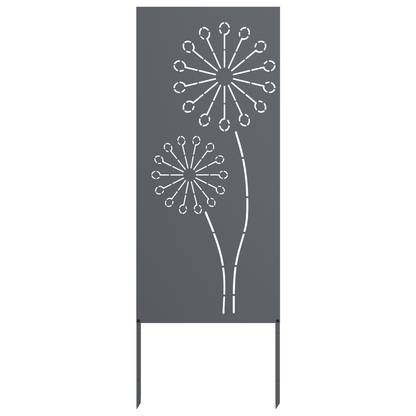 vidaXL Garden Privacy Screen Anthracite 50 x 140 cm Cold-rolled steel 4